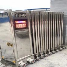 武清区电动伸缩门供应安装 有轨无轨伸缩门款式齐全