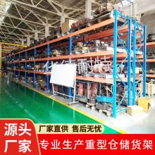 横梁式仓储货架承载1T~4T/层重型托盘式货架