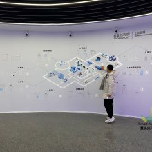 墙面互动投影 展厅历史互动墙 投影互动定制 创意文化墙定制