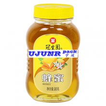 洋槐蜂蜜瓶双侧面不干胶贴标机