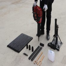立架式30米轻便背包钻机 小型地质勘探取样 浅层山地岩心取芯钻机