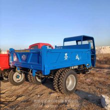 河北双梁加重型柴油三轮车 大功率山地爬坡王 后卸式翻斗车