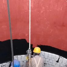 烟囱玻化陶瓷砖防腐方法
