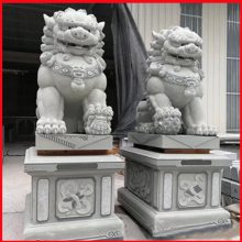 惠安石雕厂家武汉 汉白玉石雕狮子宋代石狮子大鹏石材
