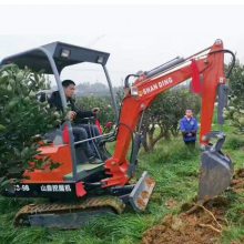 厂家出售起树苗的小型挖掘机 园林微型挖掘机农用小挖机