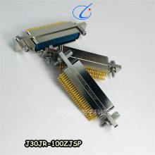 矩形连接器100芯 J30JR-100TKSL J30JR-100ZJSP插头插座接插件