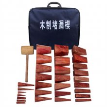 作业简单 木质堵漏工具 堵漏楔 不易变形 消防救援 用于较低压力堵漏