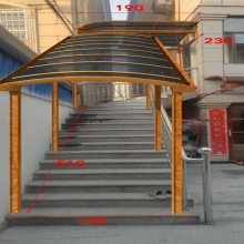 北京厂家定制别墅铝合金露台棚 阳台遮阳无声雨棚 窗棚厂家直销 铝合金遮阳棚