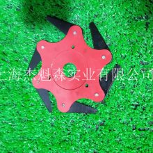 杰魁森六叶旋风刀片割草机打草头 农用除草机配件
