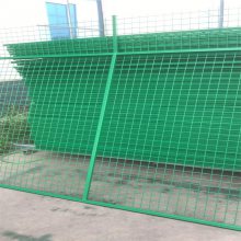 室内车间隔离网 工厂仓库隔离栅 绿色方孔护栏网