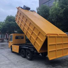 双缸电动自卸货车，优力德电动翻斗车，电厂/粮仓内部用电动自卸转运车