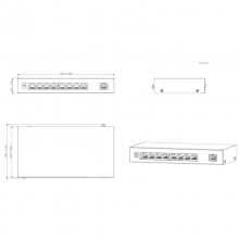  DH-S3000-8ET1ET-96 8ڶǹPoE