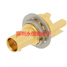 TE Connectivit 2446156-1 RF连接器/同轴连接器 High Density BNC Str PCB Jack, Bulkhead, Edge Mnt, 75 Ohm