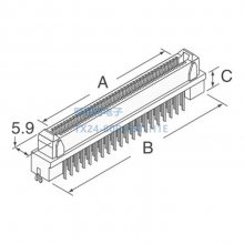 JAE连接器TX24-80R-6ST-H1E板对板用贮器接插件机架面板航空电子