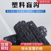 塑料盲沟内渗排水管材 马场足球场运动场排水用高抗压盲管 暗渠