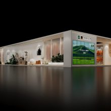 天津体博会展厅设计布置 免费设计 羿鸣展览工程供应