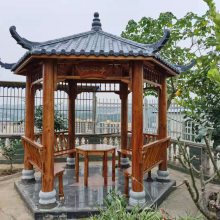 江苏宿迁 亭子报价 仿古建筑 防腐木木屋别墅