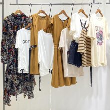 金羽杰21夏品牌女装折扣库存尾货批发 广州杭州四季青实体一手货源