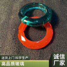 明派玻璃厂专业生产台阶玻璃 圆形台阶钢化玻璃