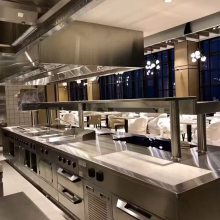 珠海荣翔酒店饭店酒楼餐厅商用厨房设备供应商加工定制作不锈钢厨具