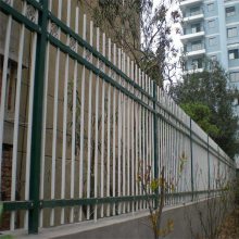 工业园围墙栅栏 双防爬外墙护栏 小区锌钢围栏