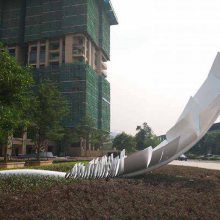 供给各类羽毛雕塑 步行街展示 香港景观羽毛雕塑系列