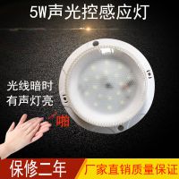 批发LED声控小夜灯5W过道起夜声控灯人体感应灯具过道灯