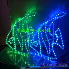 Ǩй԰LED͵ С¹һͼ Ƹ˫淢ͼ LED߸װε ũׯˮװ