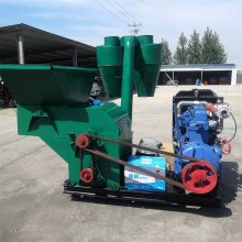 柴油机款大型粉碎机 双沙克龙粉糠机 秸秆稻草打粉机 大功率