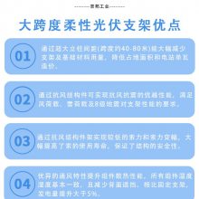 景邦锌铝镁柔性支架光伏支架产品规格全种类全