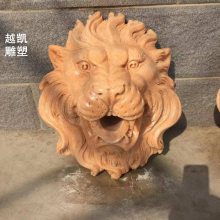 供应狮子头雕塑 城堡形式 重庆彩绘景观狮子头