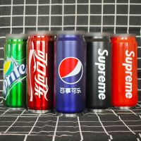 批发不锈钢易拉罐保温杯可乐瓶创意卡通潮流个性吸管杯子定制礼品