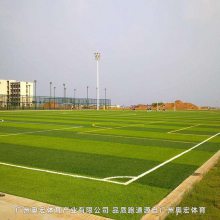 人造草坪足球场施工工艺 室外人造草足球场建设