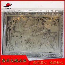 福建青石石雕厂 大型佛台浮雕贴壁制作 外墙浮雕照壁 福建石雕协会推荐