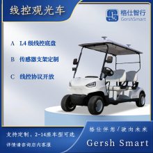 格仕智行无人驾驶线控观光车Gersh-GolfCar 线控底盘 高校 科研 支持二次开发