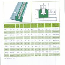 CKG-V型08B链条导轨 聚乙烯链条导槽 尼龙链条导向件 输送机链条托轨