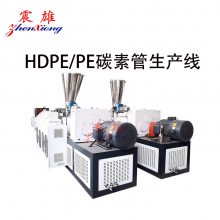 HDPE碳素管预应力波纹管生产线 HDPE集束管 青岛震雄