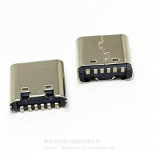 TYPE-Cĸ 6PINʽSMT H=6.5/6.8/7.4 USB6P7.4