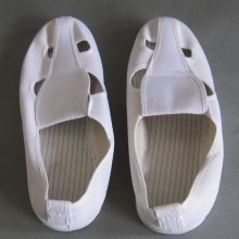 防静电鞋PVC大底鞋无尘洁净帆布透气工作鞋