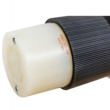 HBL2713 30A 125/250V, 3-Pole 4-Wire Grounding, L14-30R, Screw Terminal, Black and White