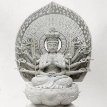 花岗岩石雕观音手持净瓶像 633石材观音坐莲花 物流直发工期保障