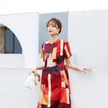 羅麥妮重磅桑蚕丝连衣裙夏季气质真丝长裙 工厂尾货杂款打包走份