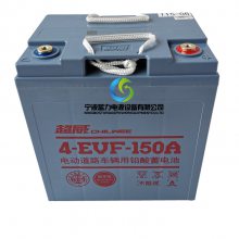 宁波超威4EVF150A蓄电池洗地机电动观光巡逻车四轮代步车电瓶