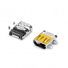 MiMi HDMI C Type 19P-FĽŲDIP+SMT7.50L ˿ڣT 