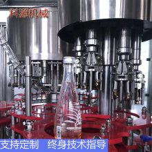 全自动化中小型玻璃茶饮料生产线设备 玻璃瓶液体三合一灌装机