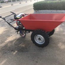 爬坡大马力汽油手推车 山地建筑工程三轮车 汽油小推车