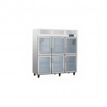 金佰特欧款六门展示柜JS1.6G6商用冰柜冷柜冷藏保鲜玻璃门