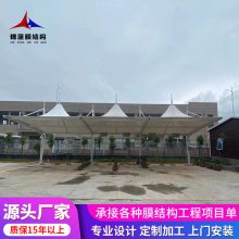 露天停车场遮雨棚 搭建简易电动车棚 PVC轿车棚销售