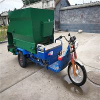 养殖场猪羊饲料草撒料车 小型散装饲料运输车 澜海饲料撒料车