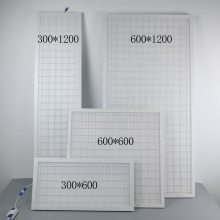 LED防爆格栅灯盘600*600学校厨房暗装明装铝扣板三管平板灯